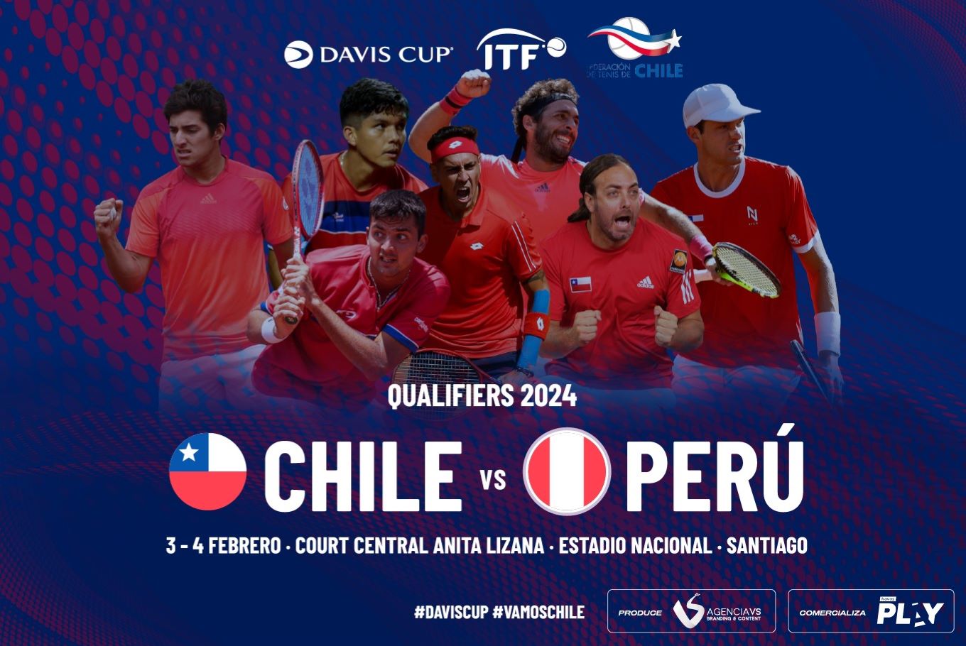 Copa Davis Qualyfiers 2024 Chile vs. Perú